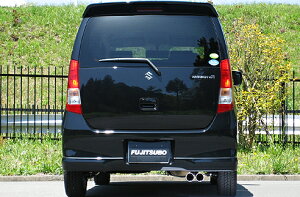 フジツボフジツボ FUJITSUBO マフラー A-K ワゴンR MH23S ワゴンR NA FXリミテッド 2WD H20.09〜H24.09 DBA-MH23S K6A FXリミテッド専用 70φラウンドスラッシュ 20°・W