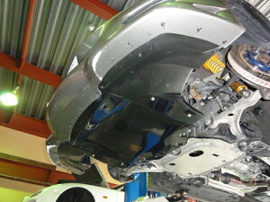 アールマジックRX-8 SE3P ベンチュリーアンダーパネル FRP製 前期 フロントバンパースポイラータイプ2用