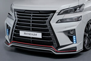 ロジャムヴェルファイア 30系 ROJAM GENIK フロントバンパー LED Ver