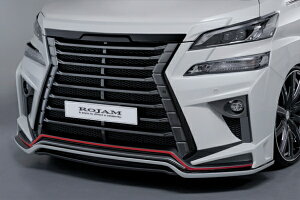 ロジャムヴェルファイア 30系 ROJAM GENIK フロントバンパー LEDレス Ver