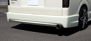 ブレスハイエース ワイド リヤバンパーVer.3ワゴン車用(シングルマフラー用)