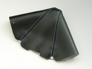 ズームエンジニアリングロードスター NA マニュアル車 シフトブーツ 合成レザー製 ブラック/ブルーステッチ