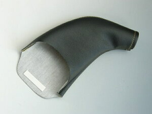 ズームエンジニアリングロードスター NA サイドブレーキブーツ 合成レザー製 ブラック/イエローステッチ