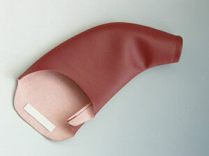 ズームエンジニアリングロードスター NA サイドブレーキブーツ 合成レザー製 レッド/レッドステッチ