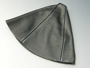 ズームエンジニアリングロードスター NC MTシフトブーツ 本皮製 ブラック/ホワイトステッチ