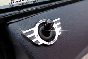 �n���g�f�U�C��BMW MINI F56 �h�A���b�N�E�C���O(I LOVE MINI) �u���b�N���[�x�� �X�^���_�[�h2pcs