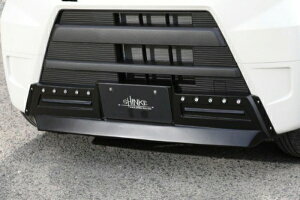 シンケハイゼットカーゴ S321/322 後期 フロントハーフスポイラー LED10発付 塗装済 パールホワイト3 (W24)