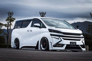 シックスセンスヴェルファイア 30系 3点キット フロントバンパー+サイドパネル+リアバンパー&コーナーパネル 未塗装