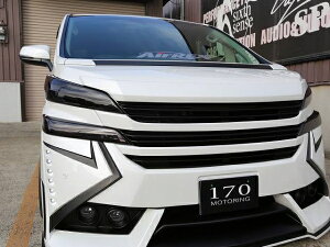 シックスセンスヴェルファイア 30系 ジュールフロントグリル FRP製 塗分塗装済 ブラック 202 / ガンメタ