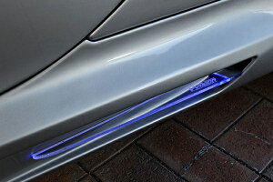 ブイビジョンレクサス LEXUS SC430 LEDアクリルフィン (サイド左右セット) ブルー