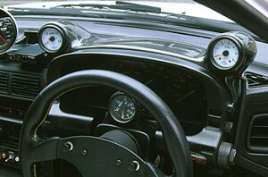 ボーダーTRI-EYEメーターパネル RX-7 FC3S フード 左右タイプ 60Φ穴無し