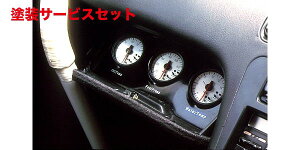 当社塗装品 ボーダーTRI-EYEメーターパネル スカイライン R32 インナー 60Φ穴無し
