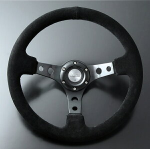 フォーチュンD1 SPEC DEEP70 ステアリング バックスキンタイプ ステッチカラー:ブラック 径:33φ