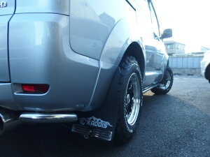 ロードハウスデリカ D5 前期 KADDIS マッドフラップ ブラック