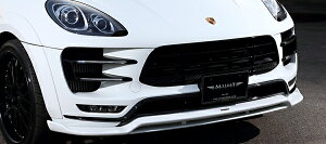 アーティシャンスピリッツPorsche MACAN SPORTS LINE BLACK LABAL FRONT UNDER SPOILER(ターボ車専用) FRP製