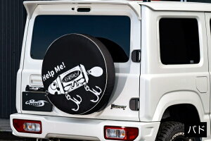 ショウワガレージ【納期2〜3ヶ月】ショウワガレージ ジムニーJB43 スペアタイヤカバー 絵柄タイプ バド