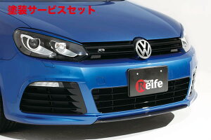 当社塗装品 ガレージベリーGOLF 6R フロントスプリッター