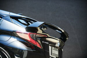 ノブレッセC-HR 前期 可変式リアウイング FRP製 塗装済 ホワイトパールクリスタルシャイン (070)×ブラックマイカ (209)