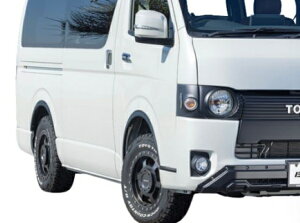 エセックスCRS シーアールエス ハイエース 200系 標準ボディ ESリーガルフェンダー Ver.2 塗装済 ホワイトパール (070)