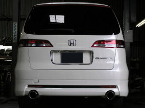 ノブレッセエリシオン 左右2本出し マフラー タイプ lll ハーフステン/4WD/2400cc