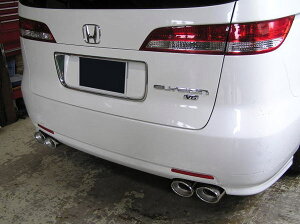 ノブレッセエリシオン 左右4本出し マフラー タイプ8 ハーフステン/4WD/2400cc