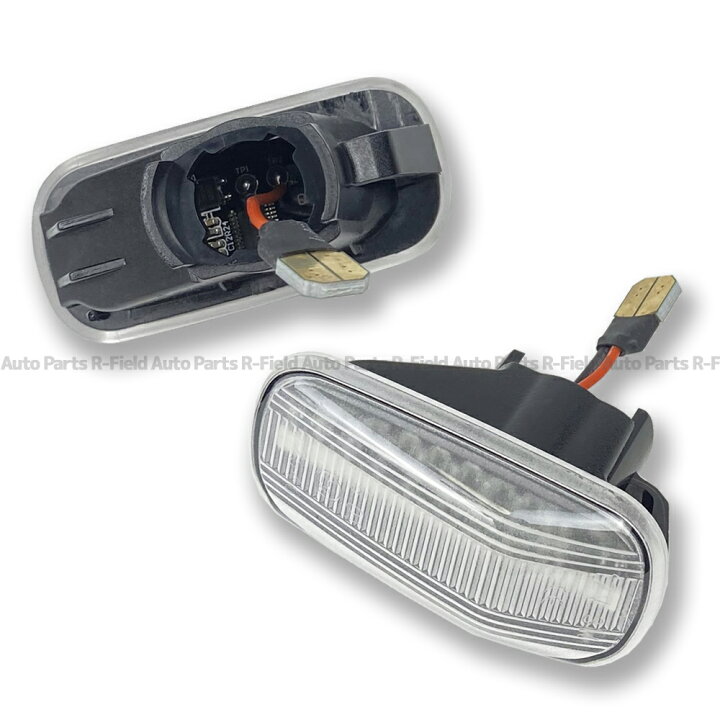 楽天市場】LED サイドマーカー クリアレンズ 点滅タイプ ハイフラ防止 