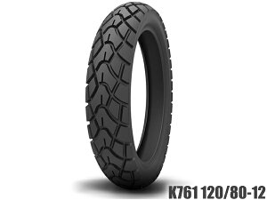 �yKENDA K761�z120/80-12 65J 4PR TL�b�f���A���p�[�p�X �u���b�N�^�C�� �J�X�^�� �p�[�c