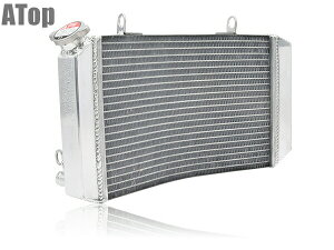 TZR250 3MA用の社外品 アルミラジエーター本体 ゴムブッシュ付 冷却性能アップ カスタム パーツ