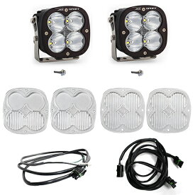 Aピラーマウント LED ライト キット フォード ブロンコ アップフィッタースイッチ付車両 2021年以降現行 XL Sport スポットライト ドライビングコンボレンズ ワイドコーナリングレンズ付き BajaDesigns バハデザイン 正規品