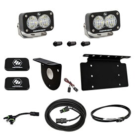 スペアタイヤマウント LED ライト キット フォード ブロンコ アップフィッタースイッチ付車両 2021年以降現行 S2 Sport ワイドコーナリングライト ライセンスプレートマウント付き BajaDesigns バハデザイン 正規品