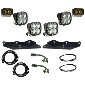 LED フォグライトキット フォード F-150 ラプター 2017-2020年式 アンバー Squadron Pro S2 Pro SAE LEDライト ドライビングコンボ スポット BajaDesigns バハデザイン 正規品