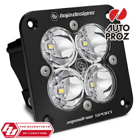 BajaDesigns 正規品 Squadron Sportシリーズ LED シーンライト フラッシュマウント 本体カラー：ブラック 1個