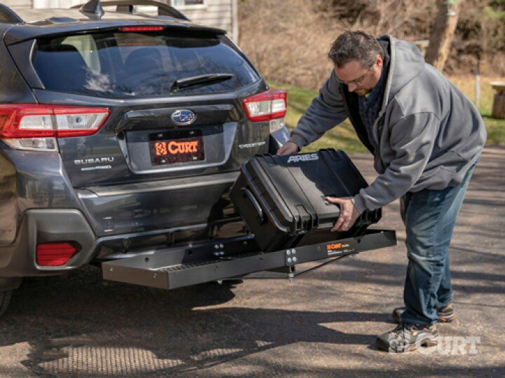 楽天市場】ヒッチキャリア ヒッチカーゴ CURT製 18109 折り畳み可 2  