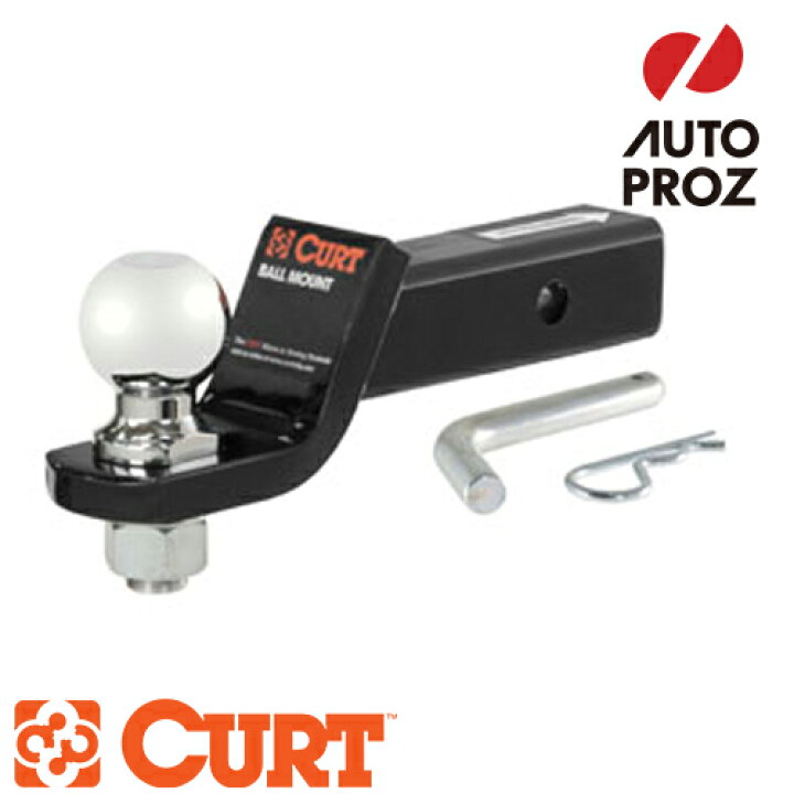 楽天市場】CURT 正規品 トレーラーヒッチ用 ボールマウント＋2-5/16 
