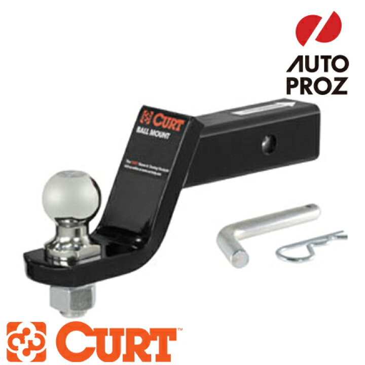 楽天市場】CURT 正規品 トレーラーヒッチ用 ボールマウント＋2インチ 