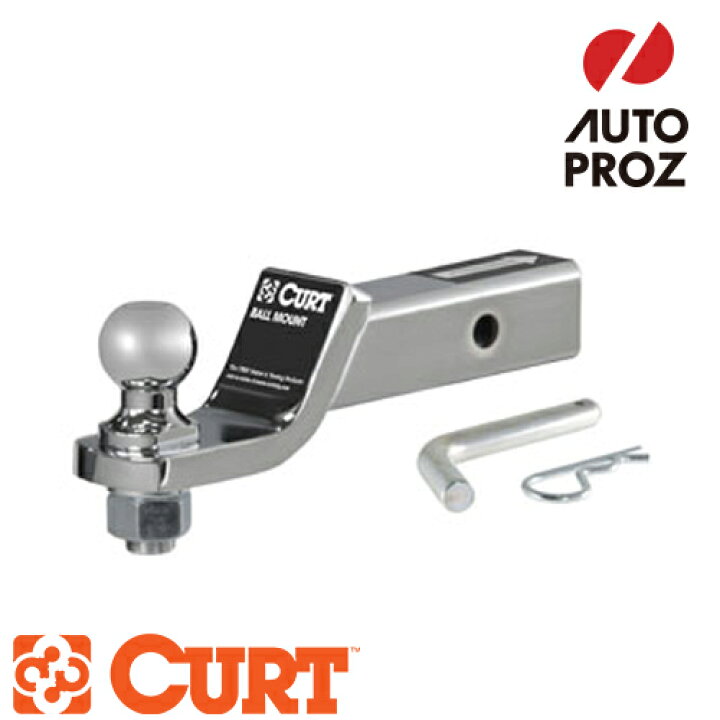楽天市場】CURT 正規品 トレーラーヒッチ用 ボールマウント＋1-7/8 
