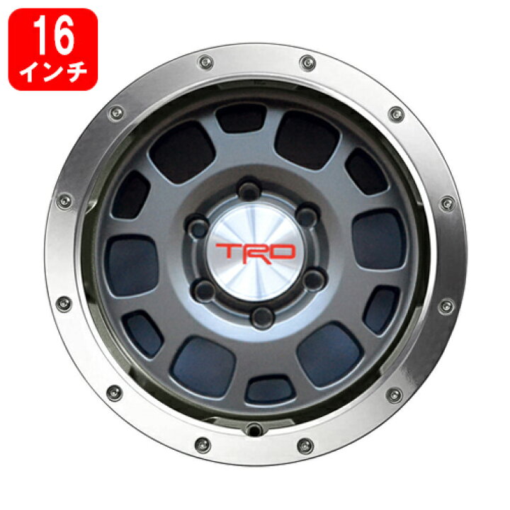 楽天市場】アルミホイール trd FJクルーザー タコマ TRD ビードロック 