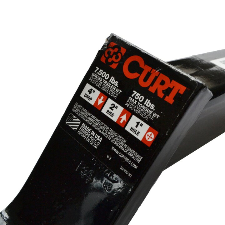 楽天市場】CURT 正規品 トレーラーヒッチ用 ボールマウント＋2インチ 