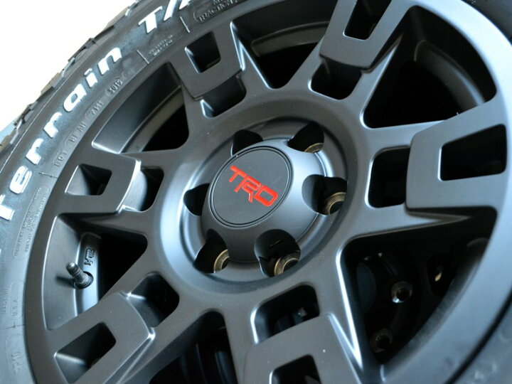楽天市場】USトヨタ 純正品 TRD 17インチ マットブラック タイヤ 