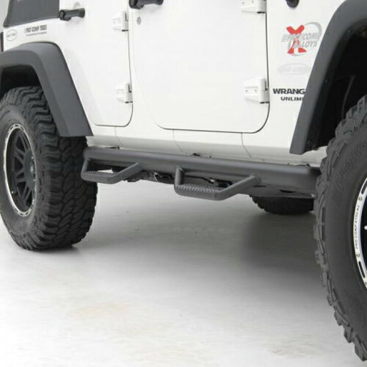 Nerf Bar ステップナーフバー4ドアnfab J0764フィット2007ジープラングラー Step Bar4 Door