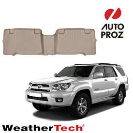 フロアマット トヨタ ハイラックスサーフ 215系 2003-2009年式 2列目 フロアライナー タン/ベージュ WeatherTech 正規品