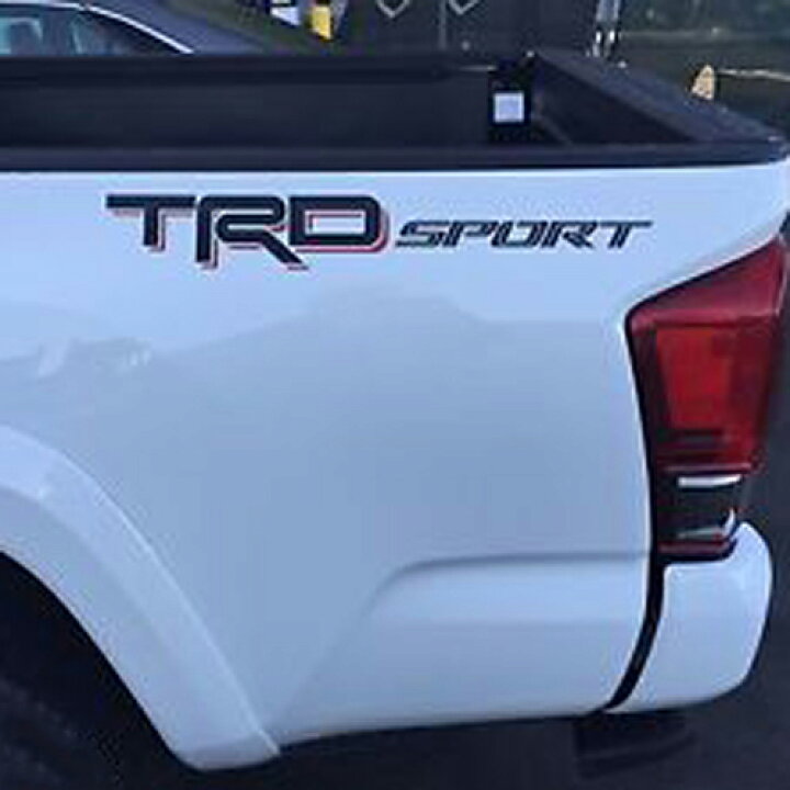 楽天市場】USトヨタ 純正品 TOYOTA タコマ ”TRD SPORT” デカール 