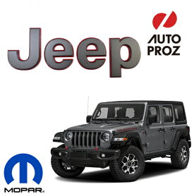 USジープ/MOPAR 純正品 JEEP JLラングラー JTグラディエーター ”JEEP” ロゴ フェンダーエンブレム 1枚 ルビコン