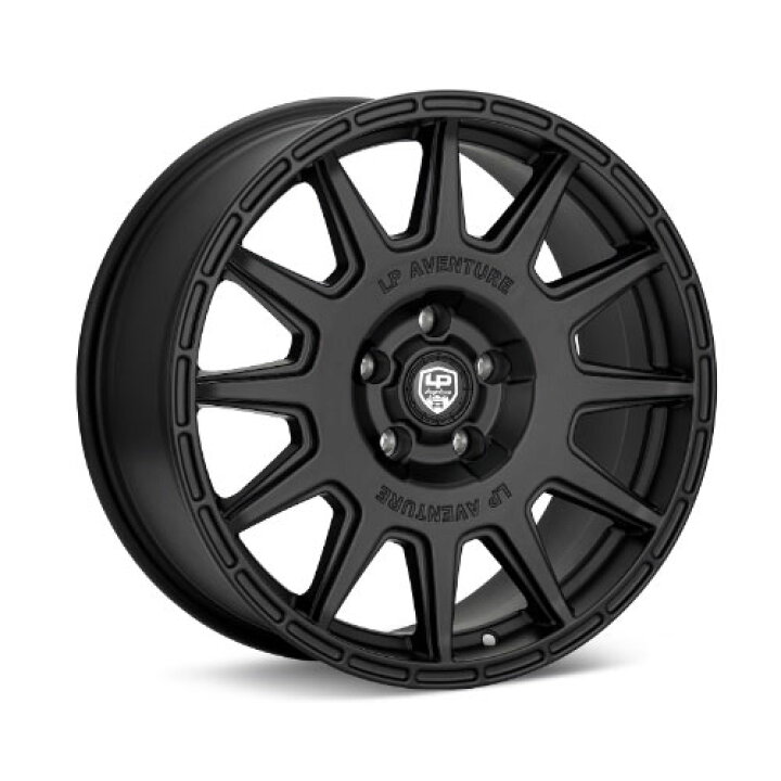 楽天市場】LP1 18インチ ホイール マットブラック 18x8j オフセット+ 