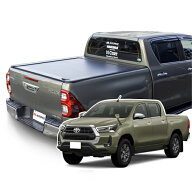 シャッター式 トノカバー トヨタ ハイラックス GUN125型 2015年以降現行 Tスロット ロック付き ブラック …