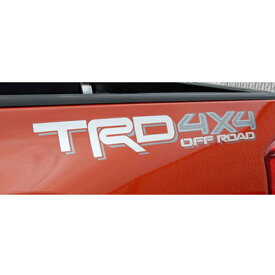 USトヨタ 純正品 TOYOTA タンドラ 2017-2021年式 タコマ 2016-2021年式 TRD OFF ROAD デカール ステッカー シルバー×グレー 1枚