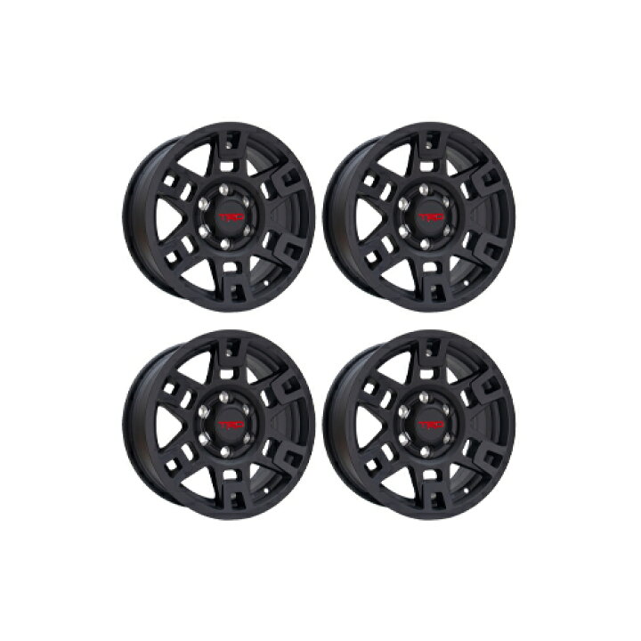 楽天市場】USトヨタ 純正品 TRD 17インチホイール マットブラック 4本 