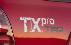 USトヨタ 純正品 TOYOTA タコマ “T|X Pro TRD” デカール ホワイト×ブラック 1枚