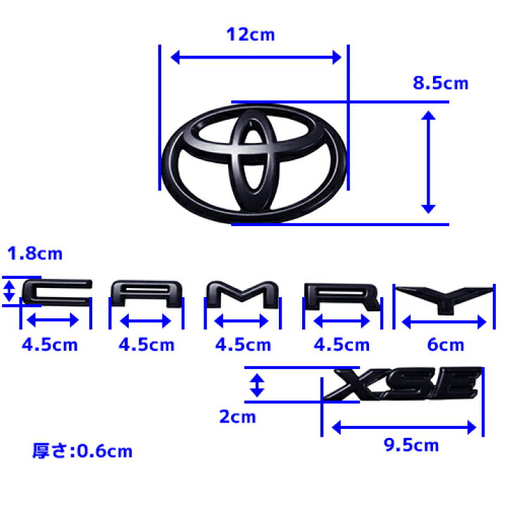 楽天市場】USトヨタ 純正品 TOYOTA カムリ 70系 2017-2023年式 