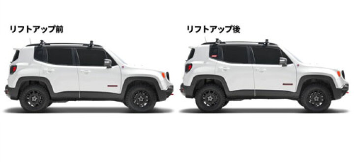 楽天市場】リフトアップコイルスプリングキット JEEP BU型 レネゲード 